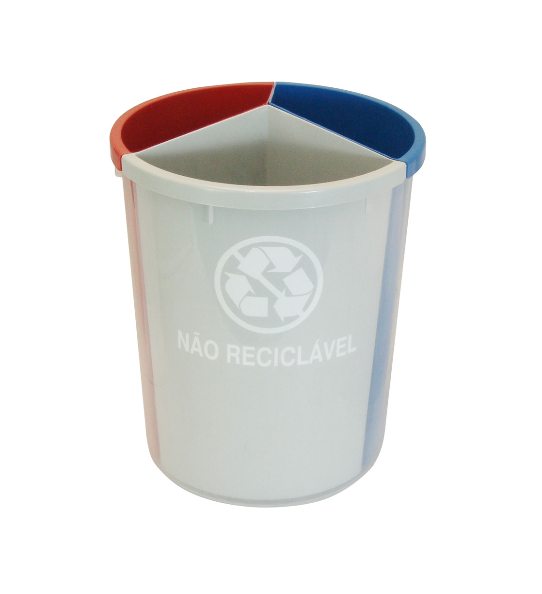 LIXEIRA MIX PLÁSTICA COM 3 DIVISÕESS